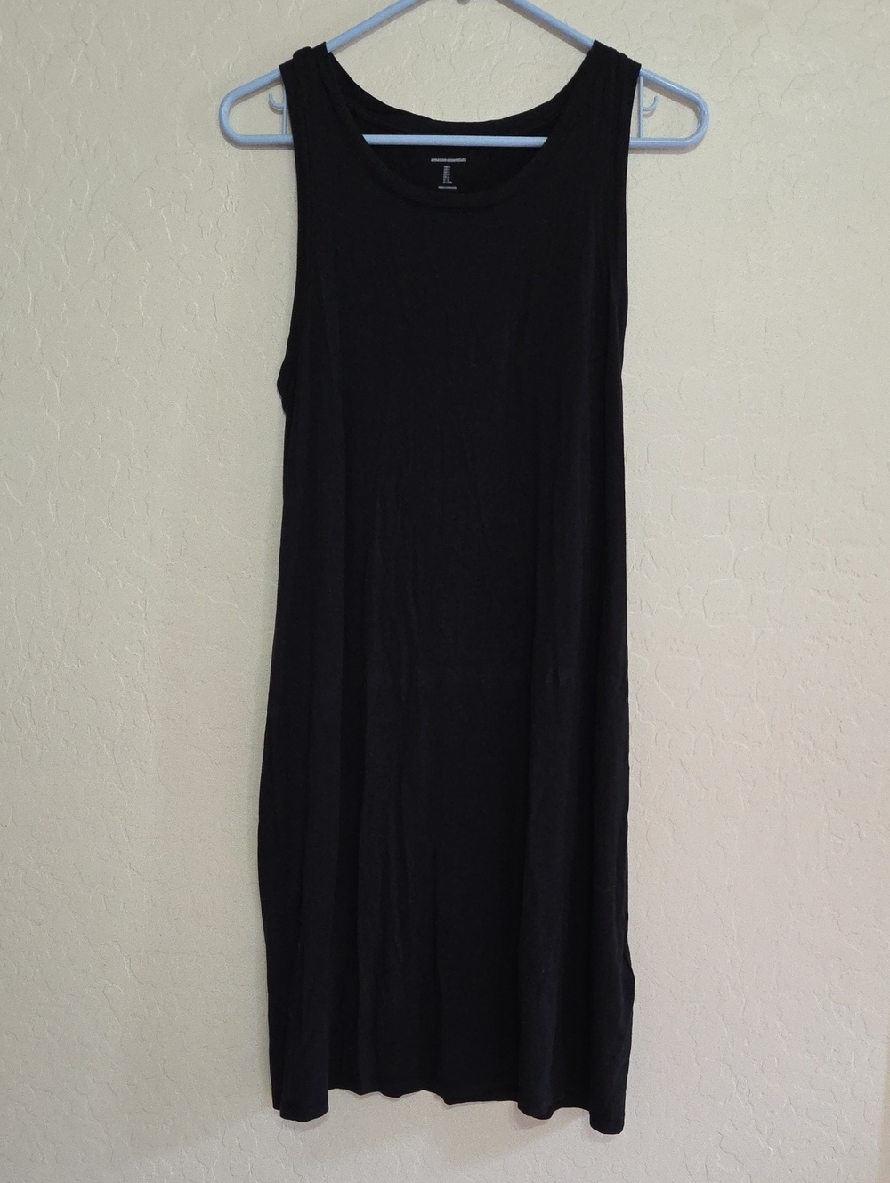 Amazon Essentials Black Sleeveless Midi Dress